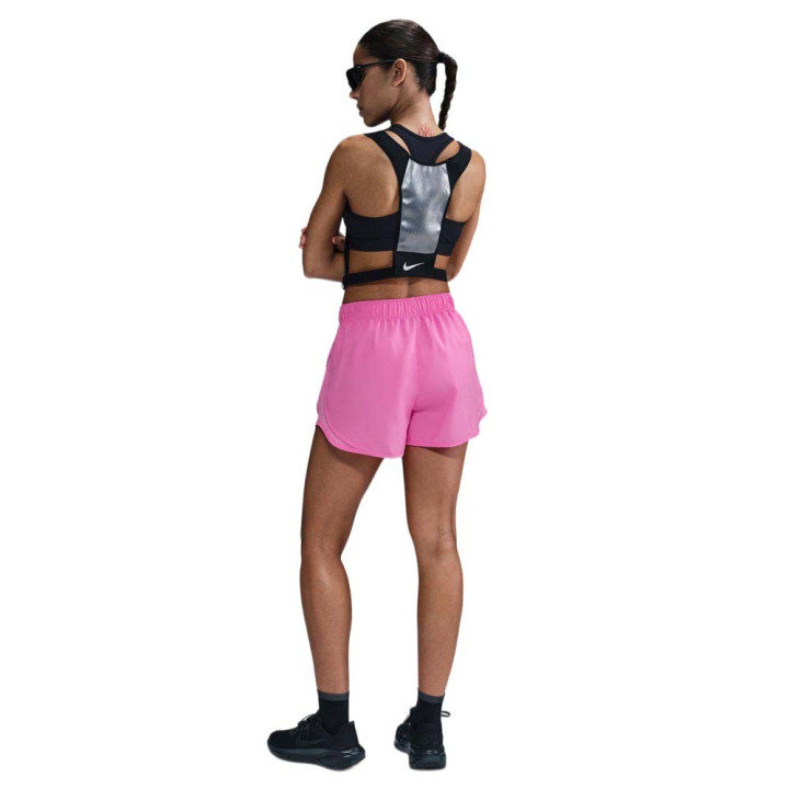 Nike Pantaloncini Running Tempo Ful Rosa Argento Donna