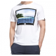 Sundek T-Shirt Stampa Foto Bianco