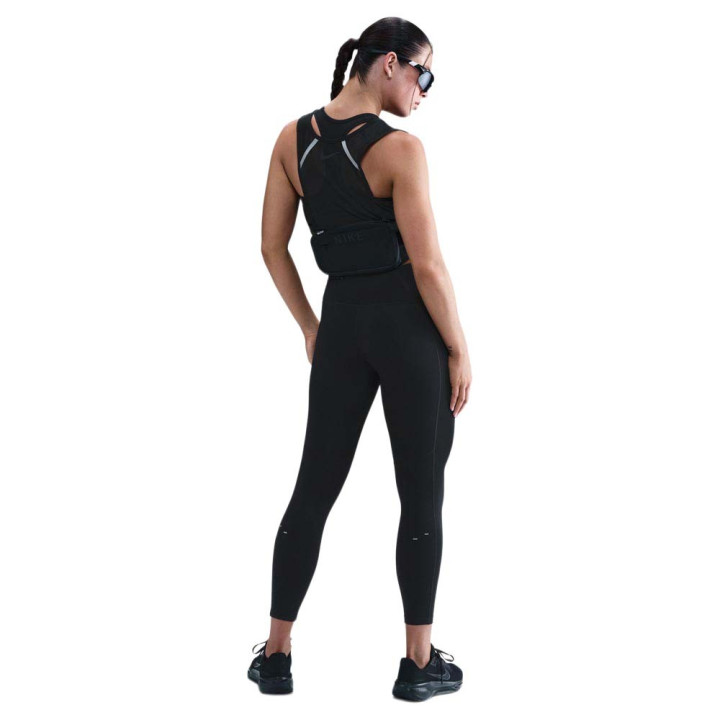 Nike Tight 7 8 Tempo Swoosh Run Nero Argento Donna