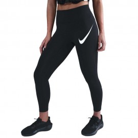 Tight 7 8 Tempo Swoosh Run nero argento