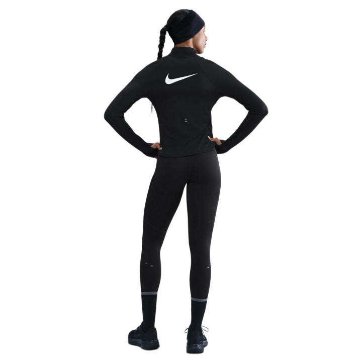 Nike Tight Df Tempo Hr 7 8 Tgt Nero Argento Donna