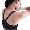 Nike Pro Reggiseno Sportivo Team Nero Donna