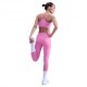 Nike Pro Reggiseno Sportivo Team Rosa Donna