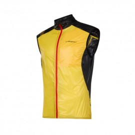 La Sportiva Gilet Trail Running Blizzard Windbreaker Giallo Nero Uomo