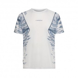 La Sportiva T-Shirt Trail Running Pacer Chalk Night Sky Uomo