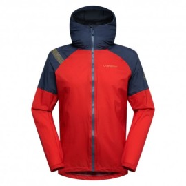 La Sportiva Giacca Trail Running Pocketshell Mountain Rosso Night Sky Uomo