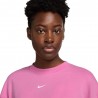 Nike Pro Felpa Palestra Giro Rosa Donna