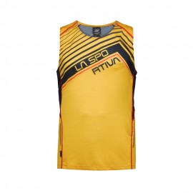 La Sportiva Canotta Trail Running Slipstream Giallo Nero Uomo