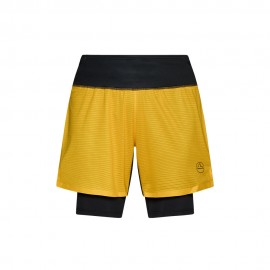 La Sportiva Short Trail Running Ultra Distance Giallo Nero Uomo