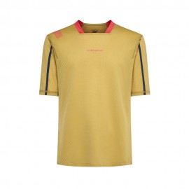 La Sportiva T-Shirt Trail Running Trail Bite Savana Mountain Red Uomo