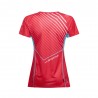 La Sportiva T-Shirt Trail Running Wave Hibiscus Malibu Blue Donna