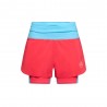 La Sportiva Short Trail Running Ultra Distance Hibiscus Bianco Donna