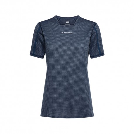 La Sportiva T-Shirt Trail Running Trail Bite Night Sky Chalk Donna
