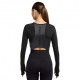 Nike Pro Maglia Palestra Sculpt Nero Donna