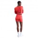 Nike Pro Maglia Palestra Sculpt Rosso Donna