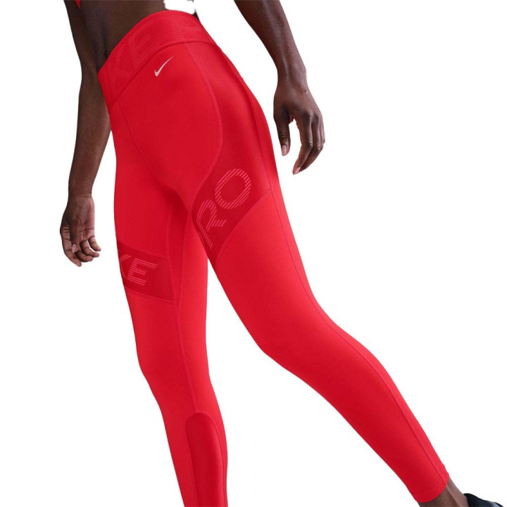 Nike Pro Sculpt Leggings Palestra Rosso Donna