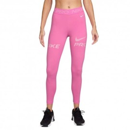 Nike Pro Leggings Palestra Tight Train Pro Team Rosa Donna