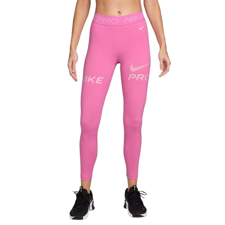 Nike Pro Leggings Palestra Tight Train Pro Team Rosa Donna