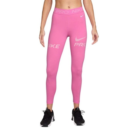 Nike Pro Leggings Palestra Tight Train Pro Team Rosa Donna