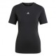 ADIDAS Tf Train T Maglietta Palestra Nero Donna