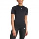 ADIDAS Tf Train T Maglietta Palestra Nero Donna