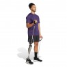 ADIDAS Maglietta Palestra Viola Uomo