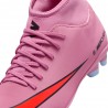 Nike Mercurial Superfly 10 Club Fg Mg Rosa Nero  - Scarpe Da Calcio Bambino