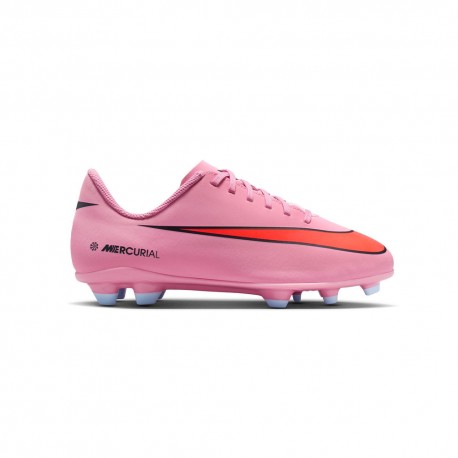 Nike Mercurial Vapor 16 Club Fg Mg Rosa Nero Rosso - Scarpe Da Calcio Bambino