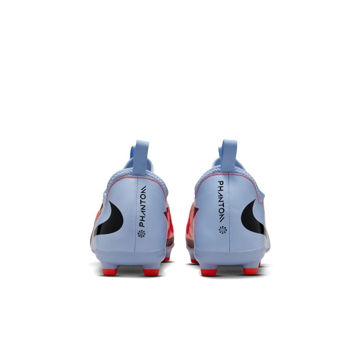 Nike Phantom 6 Low Academy Fg Mg Blu Rosso Nero - Scarpe Da Calcio Bambino