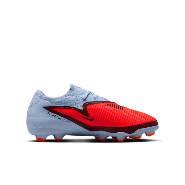 Nike Phantom 6 Low Pro Fg Mg Blu Rosso Nero - Scarpe Da Calcio Bambino