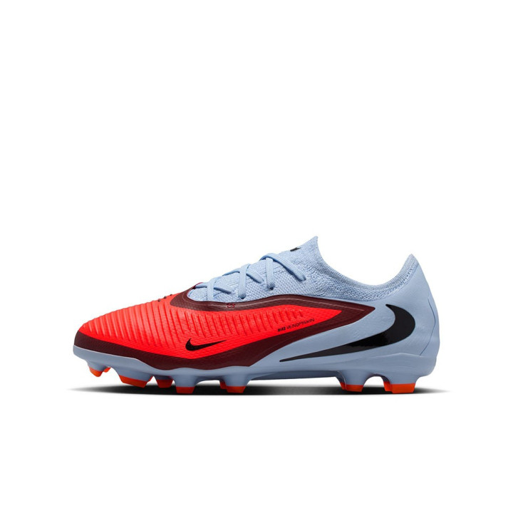 Nike Phantom 6 Low Pro Fg Mg Blu Rosso Nero - Scarpe Da Calcio Bambino