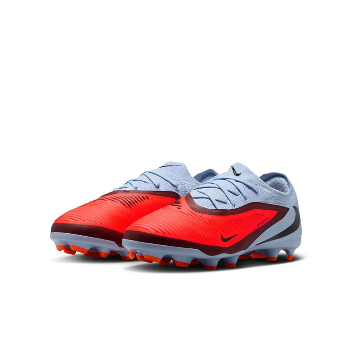 Nike Phantom 6 Low Pro Fg Mg Blu Rosso Nero - Scarpe Da Calcio Bambino