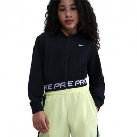 Nike Pro Felpa Palestra Nero Bambina