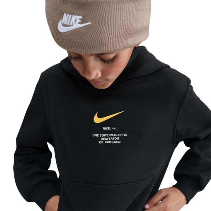 Nike Felpa Palestra Nero Bambino