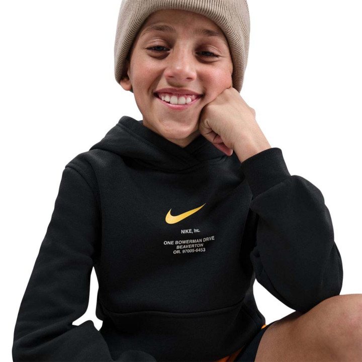 Nike Felpa Palestra Nero Bambino