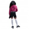 Nike Pro Felpa Palestra Fuxia Bambina