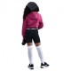 Nike Pro Felpa Palestra Fuxia Bambina