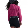 Nike Pro Felpa Palestra Fuxia Bambina