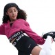 Nike Pro Felpa Palestra Fuxia Bambina