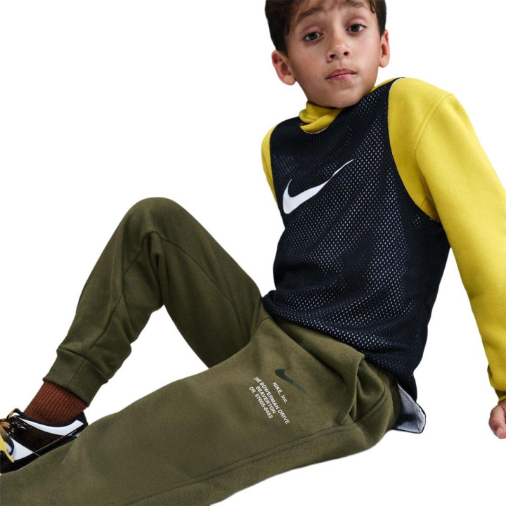 Nike Pantaloni Con Polsino Nero Bambino