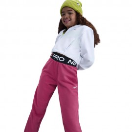 Nike Pro Pantaloni Con Polsino Fuxia Bambina