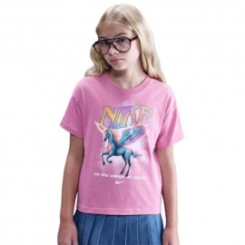 Nike Sportswear Maglietta Palestra Fuxia Bambina