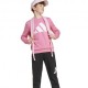 ADIDAS Tuta Sportiva Girocollo Rosa Bambina