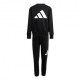 ADIDAS Tuta Sportiva Girocollo Nero Bambino
