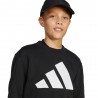 ADIDAS Tuta Sportiva Girocollo Nero Bambino
