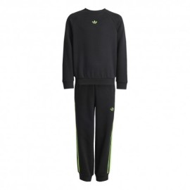 ADIDAS Originals Crew Set Completo Tuta Nero Bambino