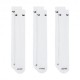 Nike Calze Palestra Tris Pack Logo Bianco