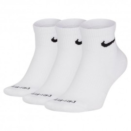 Nike Calze Palestra Tris Pack Quarter Bianco