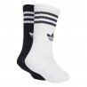 ADIDAS Originals Calza Tris Pack Bianco Nero Bambino