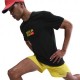 Nike T-Shirt Running City Marathon Dri-Fit Nero Lightening Uomo